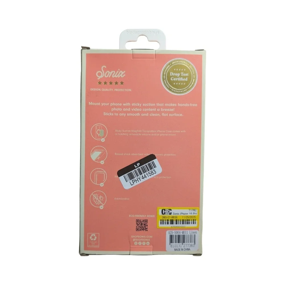 M2-O Sonix Magsafe Mountable Suction Case For Apple iPhone‎ 16 Pro Max - Cream